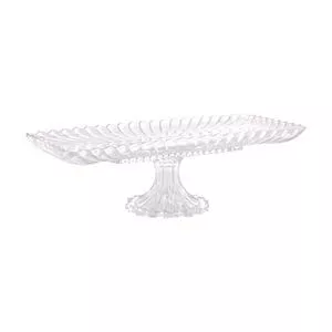 Travessa Geneva<BR>- Cristal<BR>- 12x38x18cm<BR>- Wolff