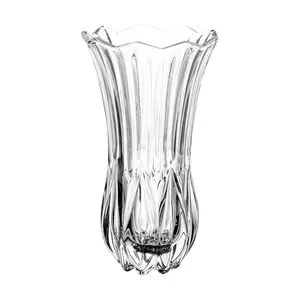 Vaso Tulipa<BR>- Incolor<BR>- 22,5xØ12,5cm<BR>- Wolff