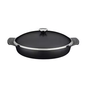 Frigideira Lyon<BR>- Preta<BR>- Ø37cm<BR>- 4,3L
