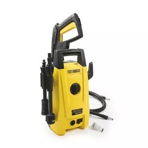 Lavadora De Alta Pressão<BR>- Preta & Amarela<BR>- 39x23x26,5cm<BR>- 220V<BR>- 1200W