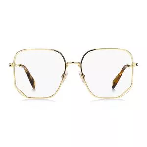 Armação Quadrada Para Óculos De Grau<BR> - Dourada & Marrom<BR> - Marc Jacobs