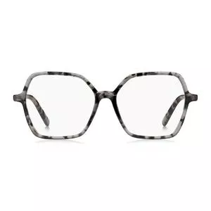 Armação Quadrada Para Óculos De Grau<BR> - Cinza Claro & Preta<BR> - Marc Jacobs