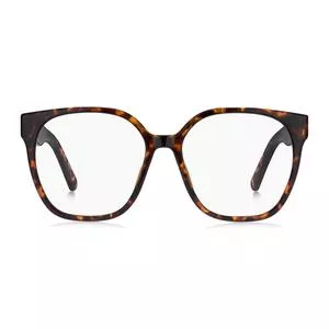 Armação Quadrada Para Óculos De Grau<BR> - Marrom Escuro & Laranja<BR> - Marc Jacobs