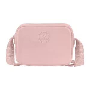 Bolsa Transversal Com Recortes<BR>- Rosa Claro<BR>- Molekinha