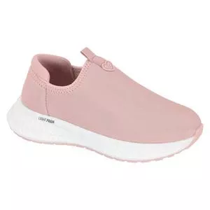 Tênis Slip-On<BR>- Rosa Claro <BR> - Molekinha
