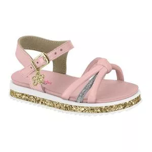 Sandália Gladiadora<BR>- Rosa Claro<BR>- Molekinha