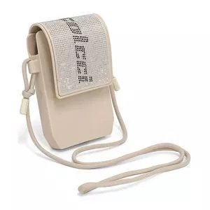 Bolsa Escocia<BR>- Bege<BR>- 10,5x15x2,5cm<BR>- Colcci