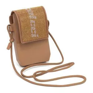 Bolsa Escocia<BR>- Marrom<BR>- 10,5x15x2,5cm<BR>- Colcci