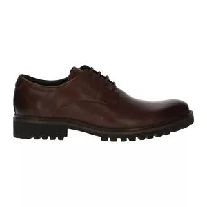Sapato Social Couro<BR>- Marrom<BR>- Dudalina