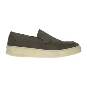 Mocassim Couro<br /> - Taupe<br /> - Dudalina