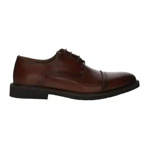 Sapato Social Couro<BR>- Marrom<BR>- Dudalina