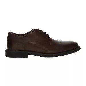 Sapato Social Couro<BR>- Marrom<BR>- Dudalina