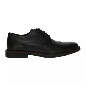 Sapato Social Couro<BR>- Preto<BR>- Dudalina