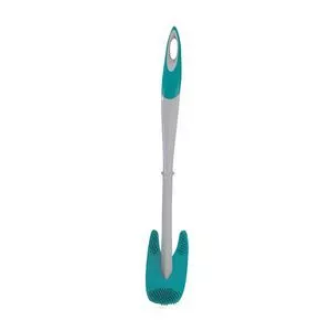 Escova Sanitária<BR>- Cinza & Verde<BR>- 38x6x16cm<BR>- Flash Limp