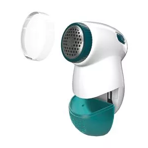 Papa Bolinhas Portátil<br /> - Inox & Verde Água<br /> - 10x5,5x7,5cm<br /> - FlashLimp