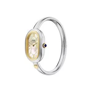 Relógio Analógico Social Redondo<BR>- Branco<BR>- 2,4x2,4cm<BR>- Fossil