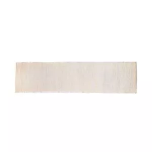 Caminho De Mesa Em Linho<BR>- Off White<BR>- 0,2x36x140cm<BR>- BTC Decor