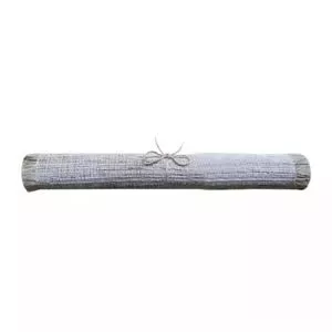 Caminho De Mesa Em Linho<BR>- Bege Claro<BR>- 35x140cm<BR>- Btc Decor