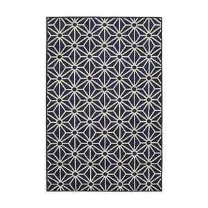 Tapete New Velvet<BR>- Azul Escuro & Off White<BR>- 150x100cm
