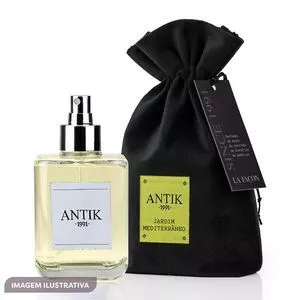 Aromatizador Home Spray Jardim Mediterrâneo<BR>- 250ml<BR>-  Vidro - Antik