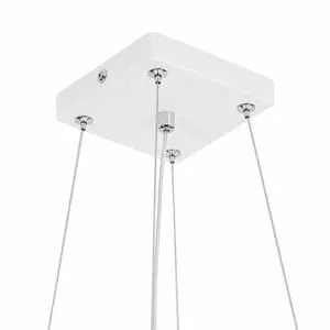 Canopla Para Plafon Quadrado Aço Carbono Hevvy<BR>- Branco<BR>- 12x12x12cm<BR>- Hevvy