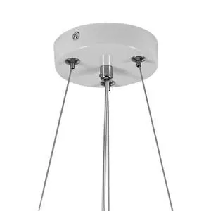Canopla Para Plafon Redondo Moderno Aço Carbono<BR>- Branco<BR>- 12x12x12cm<BR>- Hevvy