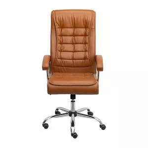 Cadeira Office<BR>- Caramelo<BR>- 121x64x60cm