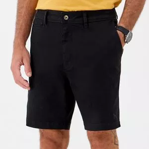 Bermuda Sarja Masculina<BR> - Preto<BR> - Acostamento