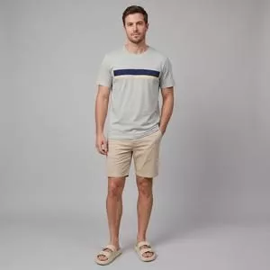 Camiseta Estampa Frontal Estonada<BR>- Cinza<BR>- Limits