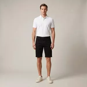 Bermuda Sarja Five Pockets Caribe<BR>- Preto<BR>- Serafine