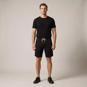 Bermuda Sarja Surf Ariel<BR>- Preto<BR>- Serafine