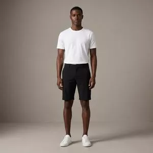 Bermuda Sport Tech<BR>- Preto<BR>- Serafine