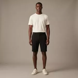 Bermuda Sport Tech Elastic<BR>- Preto<BR>- Serafine