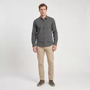 Camisa Varsovia Ml<BR>- Preto & Branco<BR>- Serafine