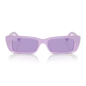 Óculos De Sol Retangular<BR>- Roxo<BR>- Ray Ban
