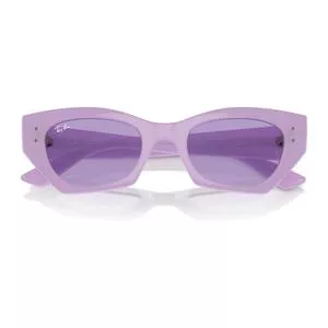 Óculos De Sol Geométrico<BR>- Roxo<BR>- Ray Ban