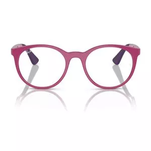 Armação Para Óculos De Grau Redonda<BR>- Roxa<BR>- Ray Ban
