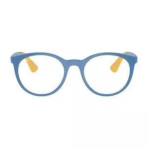 Armação De Óculos De Grau Redonda Infantil Ray-Ban<BR>- Azul Claro -<BR>Ray-Ban