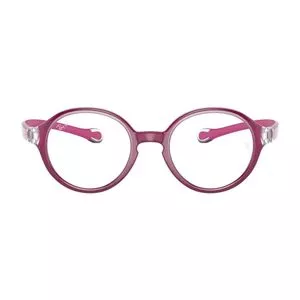 Armação Para Óculos De Grau Redonda<BR>- Roxo<BR>- Ray Ban