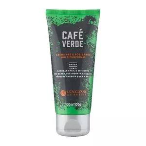 Creme Pré E Pós-Barba Multifuncional Café Verde<BR> - 100ml<BR> - L'Occitane au Brésil