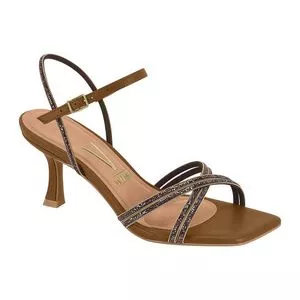 Sandália Com Termocolantes<BR>- Marrom<BR>- Vizzano