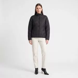 Jaqueta Puffer Gola Alta<BR>- Preta<BR>- Alpelo