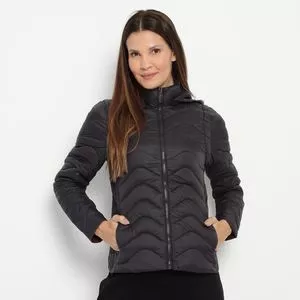 Jaqueta Puffer<BR>- Preta<BR>- Alpelo