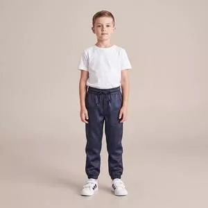 Calça Jogger Microfibra<BR>- Azul Marinho<BR>- Anjos Baby