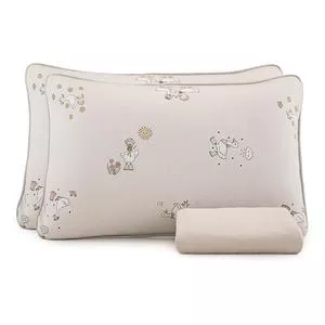 Jogo De Cama Casal Mundo Kids Malha Algodão<BR>- Bege -<BR>138x188x30cm<BR>3 Peças<BR>- Altenburg