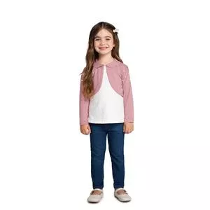 Casaco <BR>- Rosa<BR>- Milon
