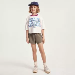 Conjunto Box Sem Estampa<BR>- Branca<BR>- Hering Kids