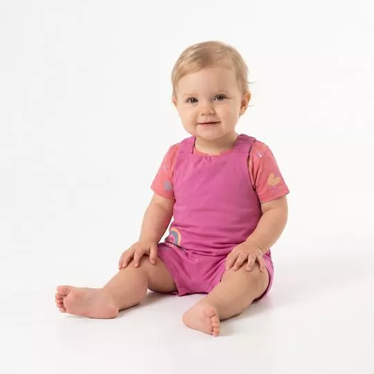 Conjunto Bichinho - Rosa - Malwee Kids