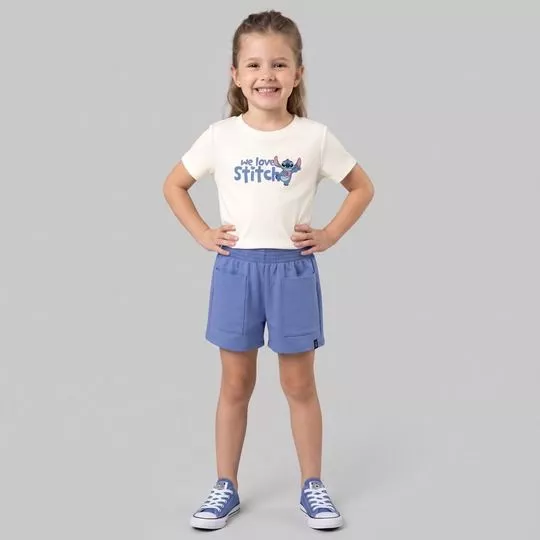 Conjunto Personagens - Branco - Malwee Kids