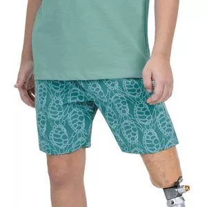 Bermuda Tartaruga<BR>- Azul Turquesa & Preta<BR>- Trick Nick